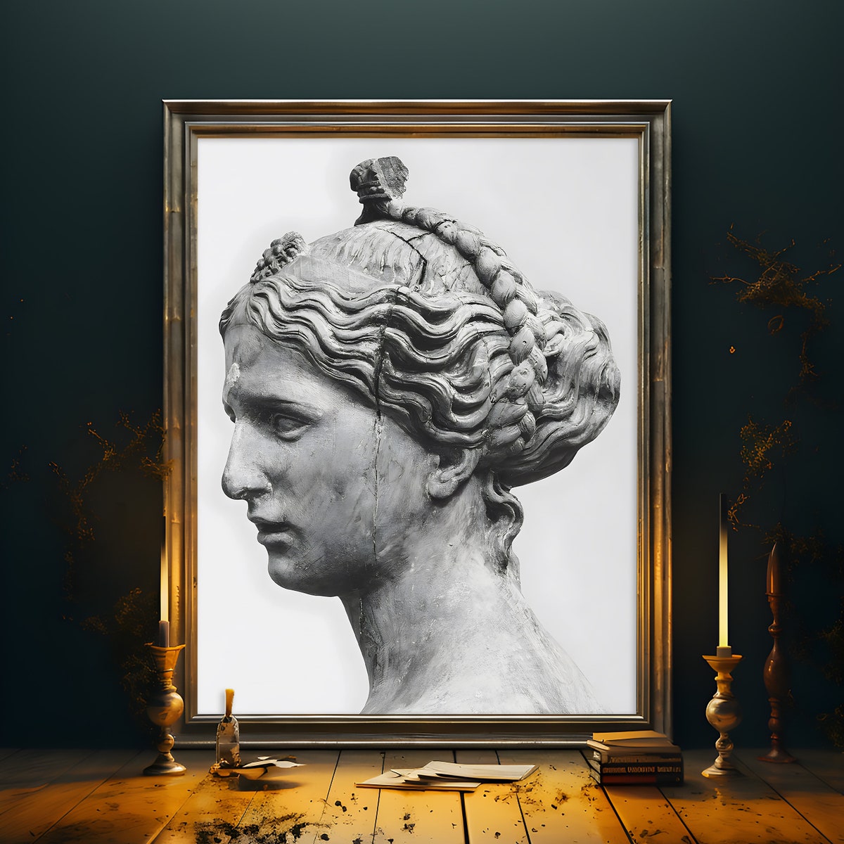 Sculpture Print | Victorian Art Poster | Renaissance Art Print | Dark Academia | Aesthetic Print | Victorian Era Decor | Mid Century Modern