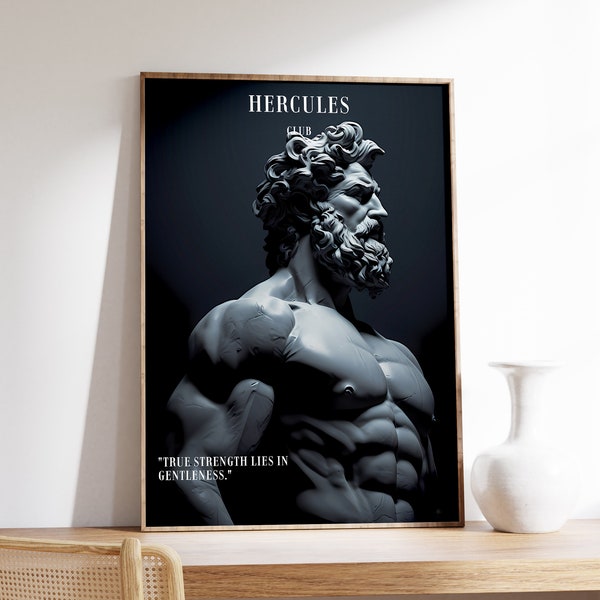 Hercules Print | Hercules | Vintage Wall Art | Vintage Poster | Exhibition Poster