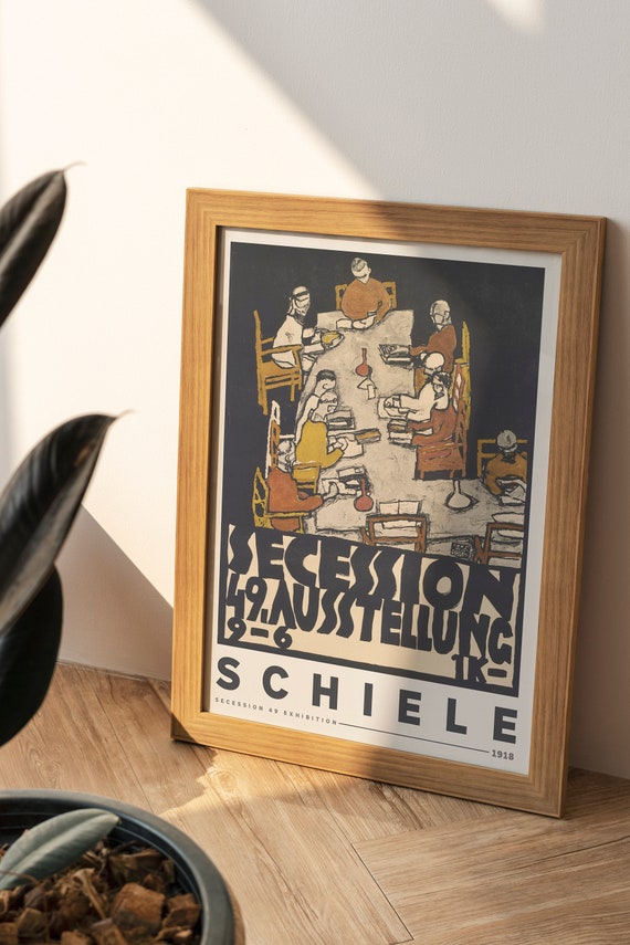 Egon Schiele Print | Secession 49 Exhibition (1918) | Exhibition