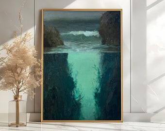 Tide Pool by Jeremy Miranda, 1980 | Serene Ocean Art Print