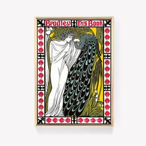 Estilo antiguo / Bradley: su libro / Decoración artística / Ilustración vintage / Impresión histórica / Exhibición en la pared