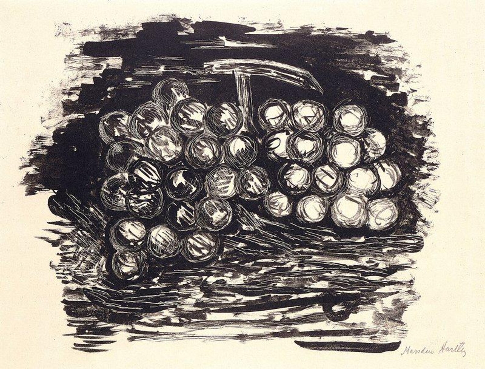 Marsden Hartley Painting | Basket of Fruit | Vintage Art Print | Wall ...