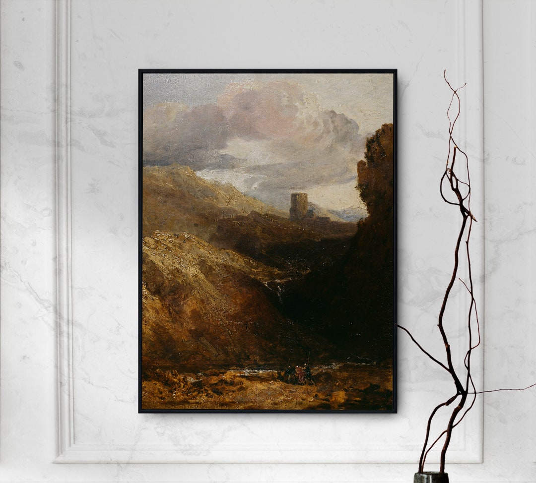 william-turner-dolbadarn-castle-1800-vintage-painting-photo
