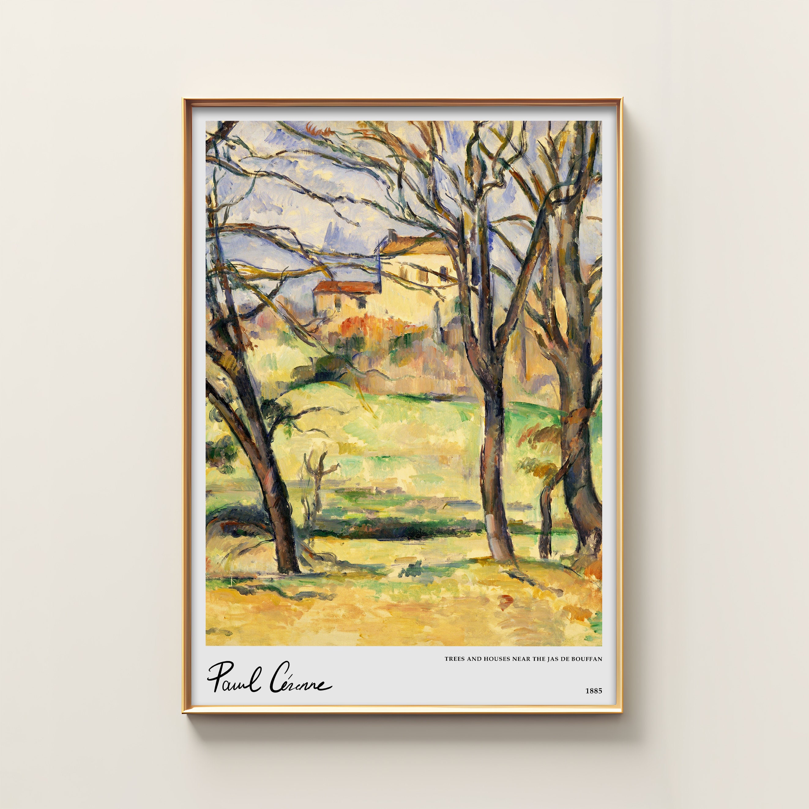 Paul Cezanne Poster | Paul Cezanne Print | Minimalist Art Print ...