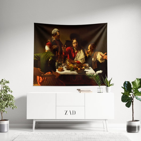 Caravaggio Tapestry, Baroque Decor, Aesthetics Tapestry, Renaissance Oil Painting Tapestry, Vintage Painting, Antique Tapestry, Artist Gift