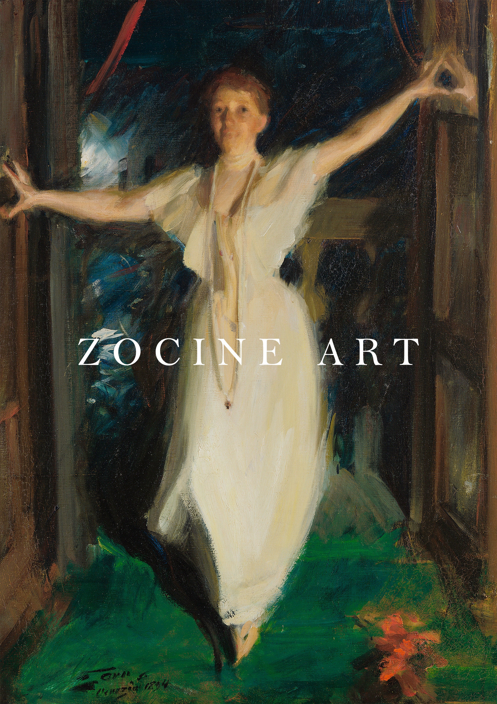 Anders Zorn - Isabella Stewart Gardner in Venice (1894) | Vintage