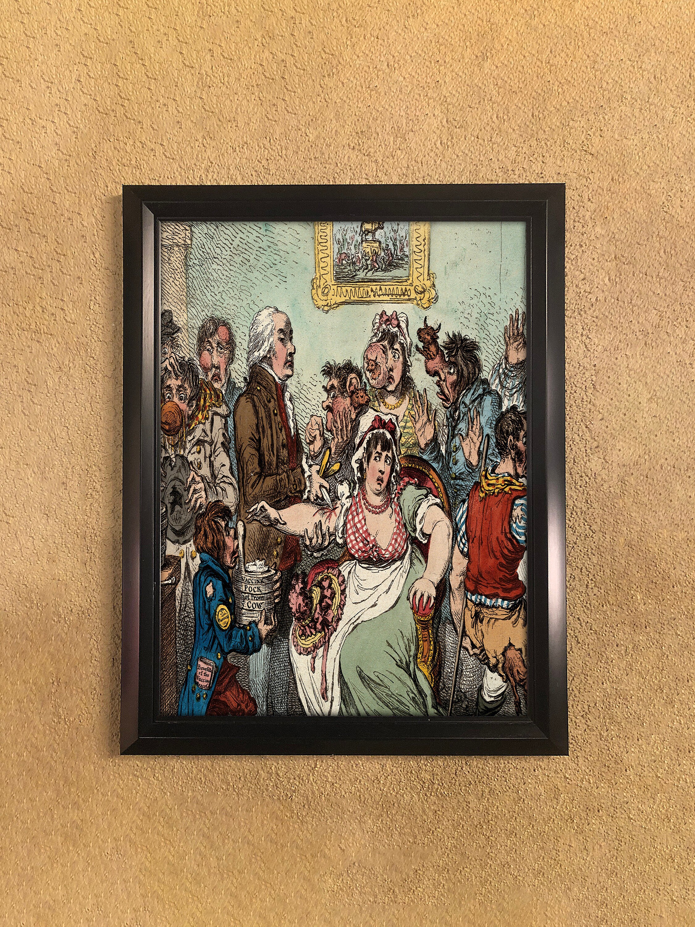 Edward Jenner Among Patients in the Smallpox and Inoculation Hospital ...