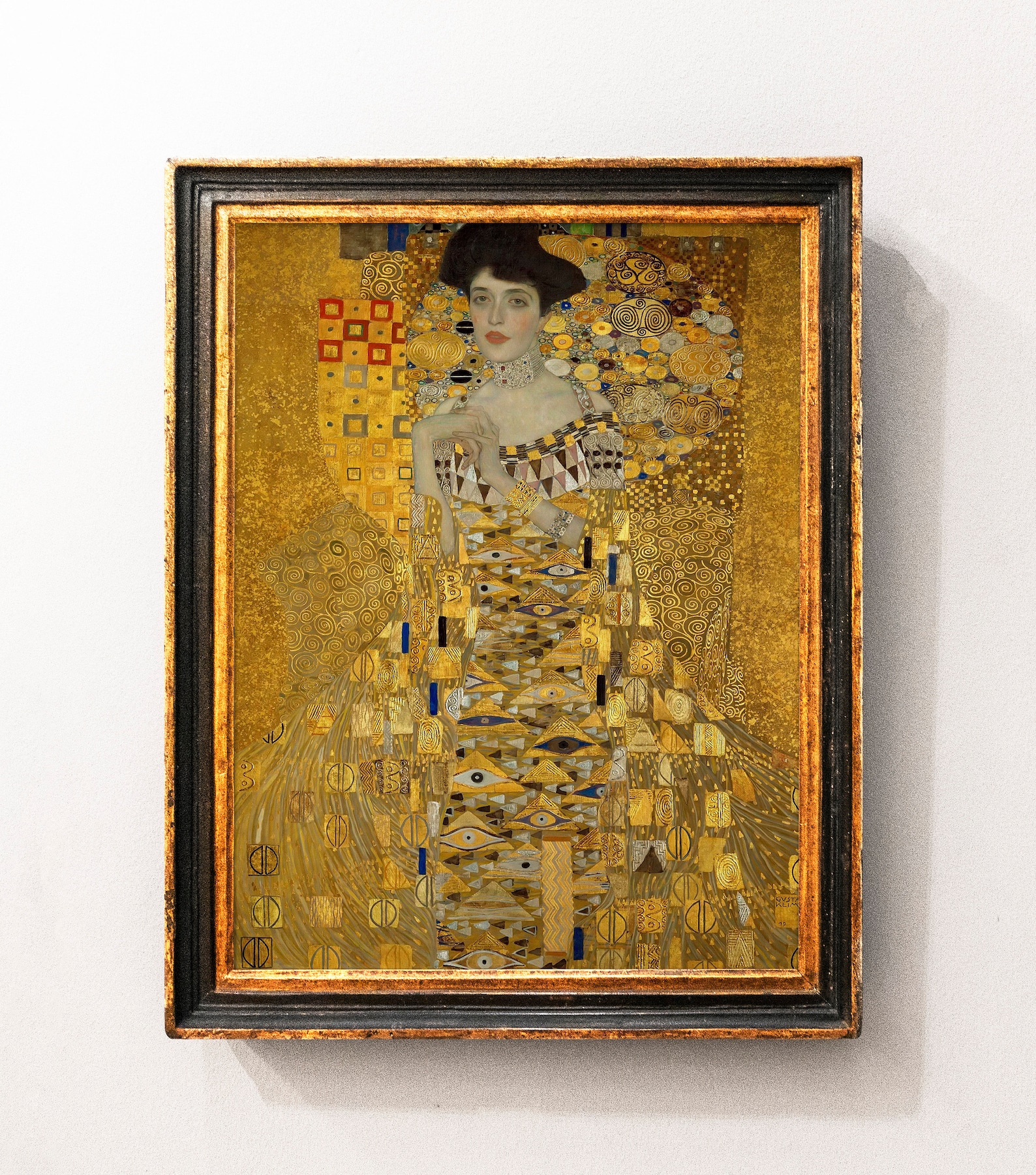 Gustav Klimt Classic Painting - the Lady in Gold (1907) | Klimt Woman ...
