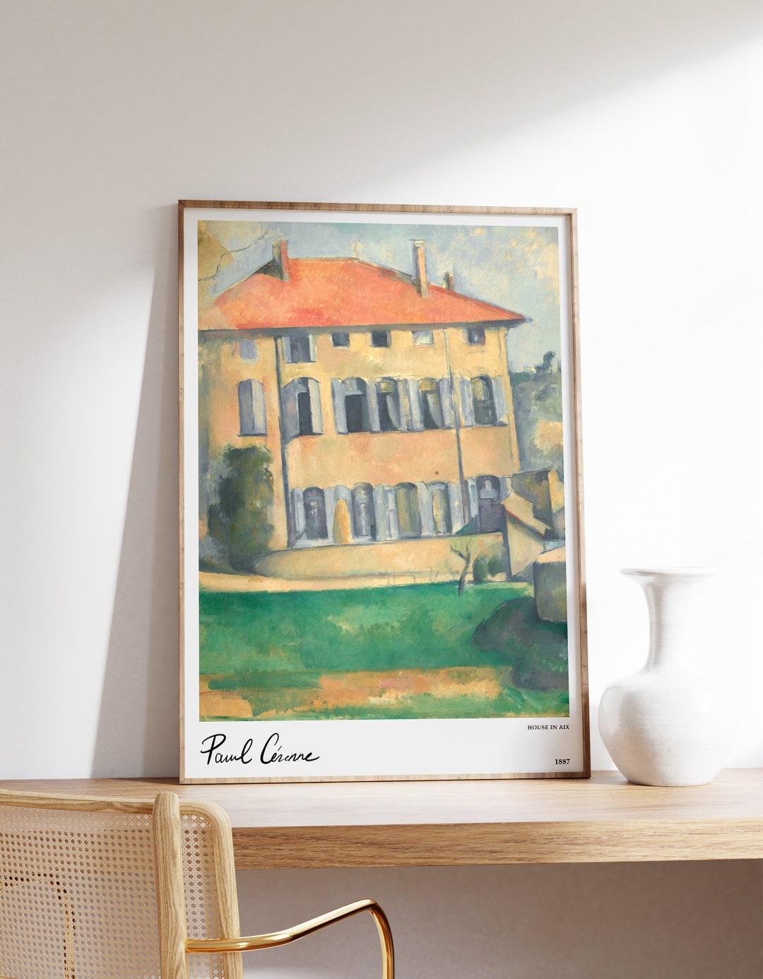 Paul Cezanne | Art Print | Vintage Poster | Cezanne Print | Mid Century ...