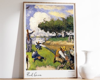 Poster di Paul Cezanne / Stampa di Paul Cezanne / Stampa artistica minimalista / Arredamento moderno per la casa / Stampa artistica della fattoria / Arredamento per la cucina