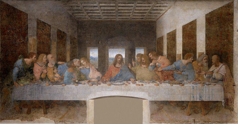 Leonardo Da Vinci | the Last Supper | Vintage Painting | Religious Art ...