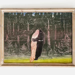 Edvard Munch - Dem Walde entgegen II (1915) | Giclée-Druck Leinwand Gemälde Edward Wal Abstrakt Vintage Antik Dekor Poster Wandkunst