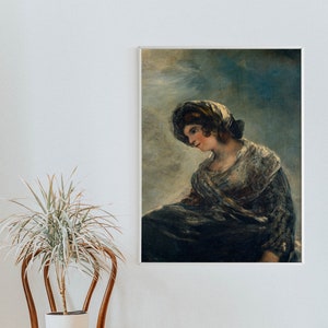 Francisco Goya La lattaia di Bordeaux (1825) - Riproduzione di un dipinto classico - Stampa poster fotografico Riproduzione artistica regalo Giclée