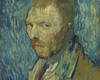 Vincent Van Gogh | Self-Portrait 1889 | Van Gogh Print | Vintage Painting | Famous Art | Timeless Print