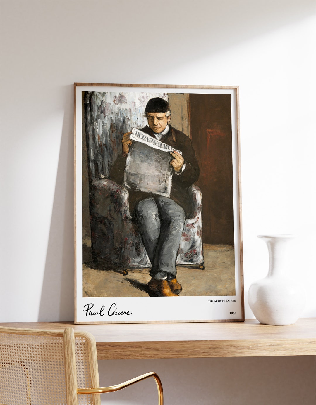 Paul Cezanne Poster | Paul Cezanne Print | Minimalist Art Print ...