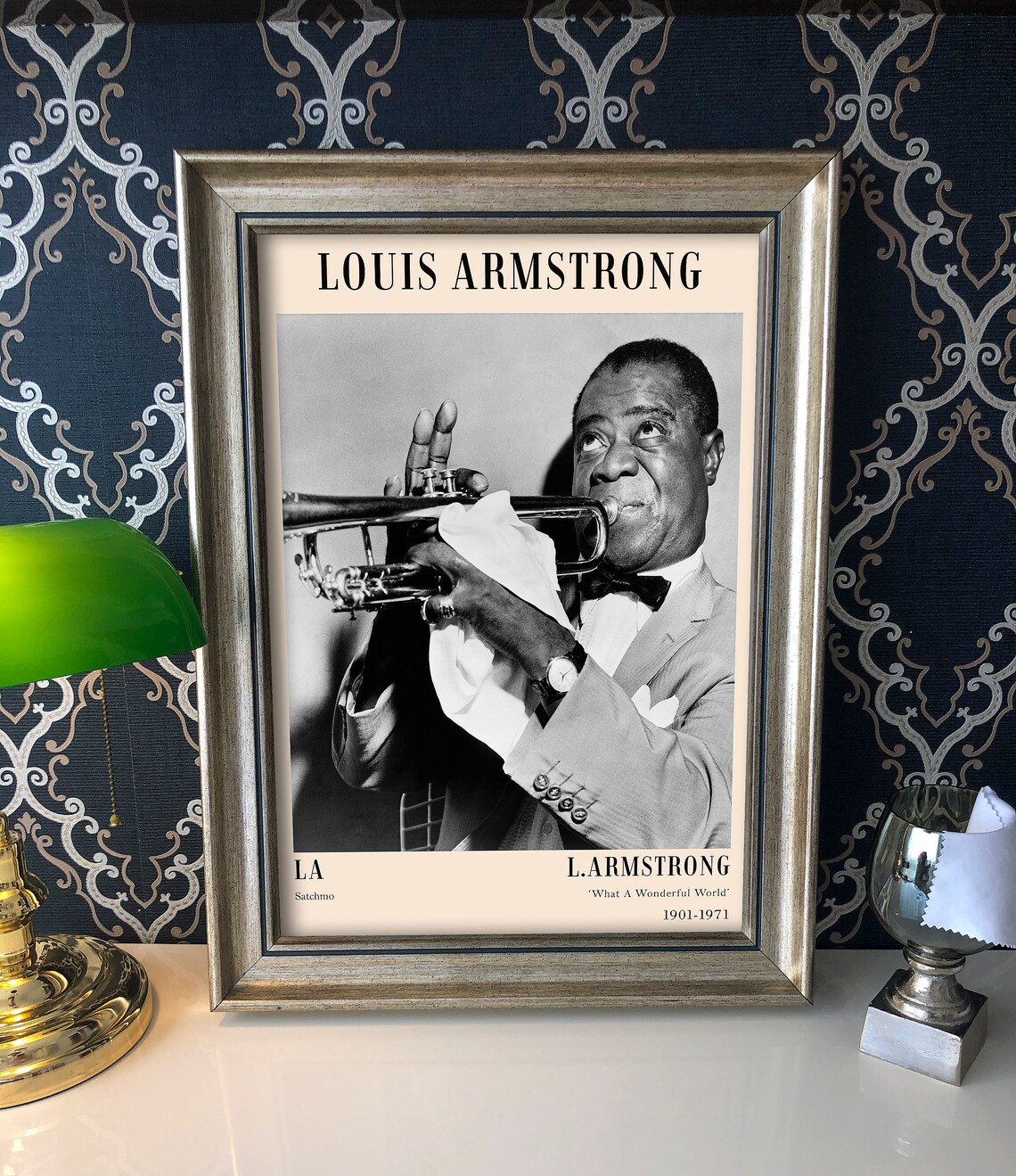 Louis Armstrong Poster Louis Armstrong Print Jazz Poster - Etsy Australia