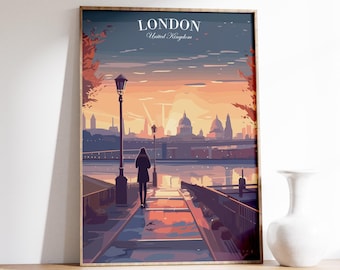 London Wall Art | London Travel Print | London Decor | United Kingdom Travel Print | United Kingdom Print | England Wall Art
