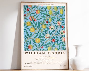 William Morris Exhibition Poster | Art Nouveau Print | William Morris Print | William Morris Wall Art | Exhibition Print | Vintage Art