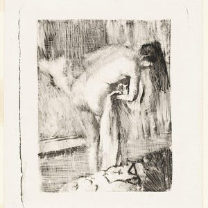 Edgar Degas | Après Le Bain | Impressionist Print | Wall Art | Vintage Painting | Ballet Art | Fine Art