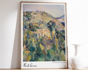 Poster di Paul Cezanne / Stampa di Paul Cezanne / Stampa artistica minimalista / Arredamento moderno per la casa / Stampa artistica della fattoria / Arredamento per la cucina