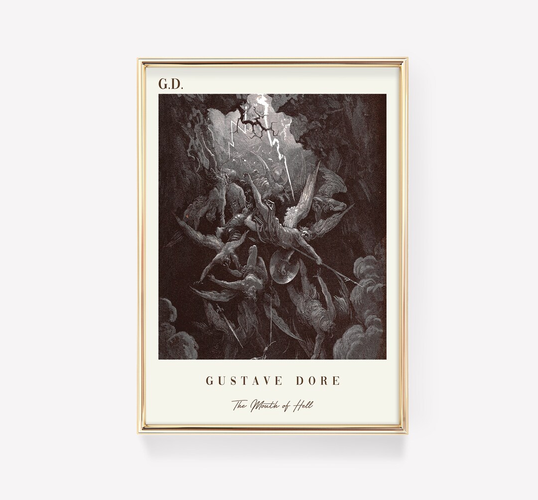Gustave Doré Death - Framed poster