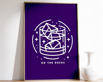 Whiskey Wall Art | Bar Cart Wall Decor | Bar Cart Art | Whiskey Art | Bar Cart Prints | Bar Cart Decor Accessories | Modern Print