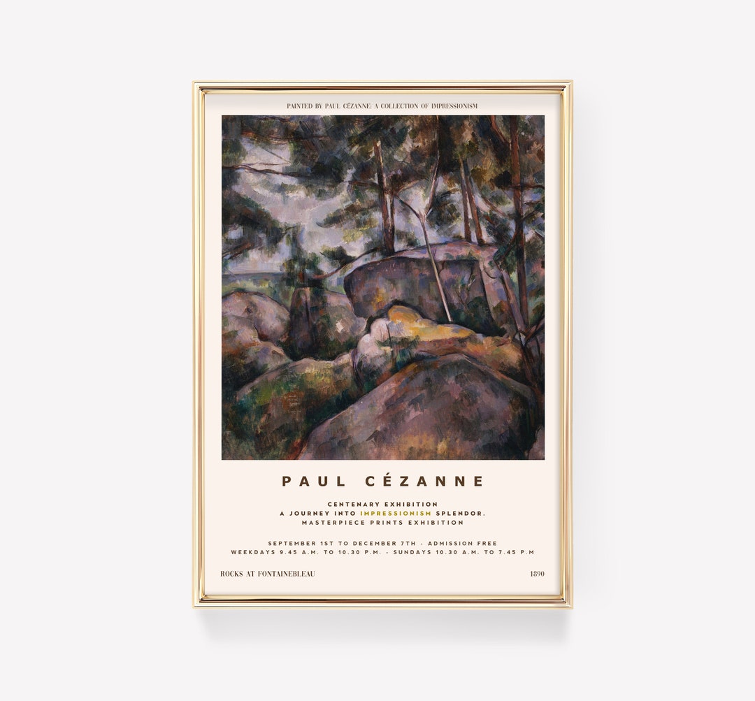 Paul Cezanne Art Print | Vintage Print | Cezanne Poster | Living Room ...
