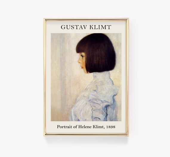 Gustav Klimt | Portrait of Helene Klimt, 1898 | Fine Art Print