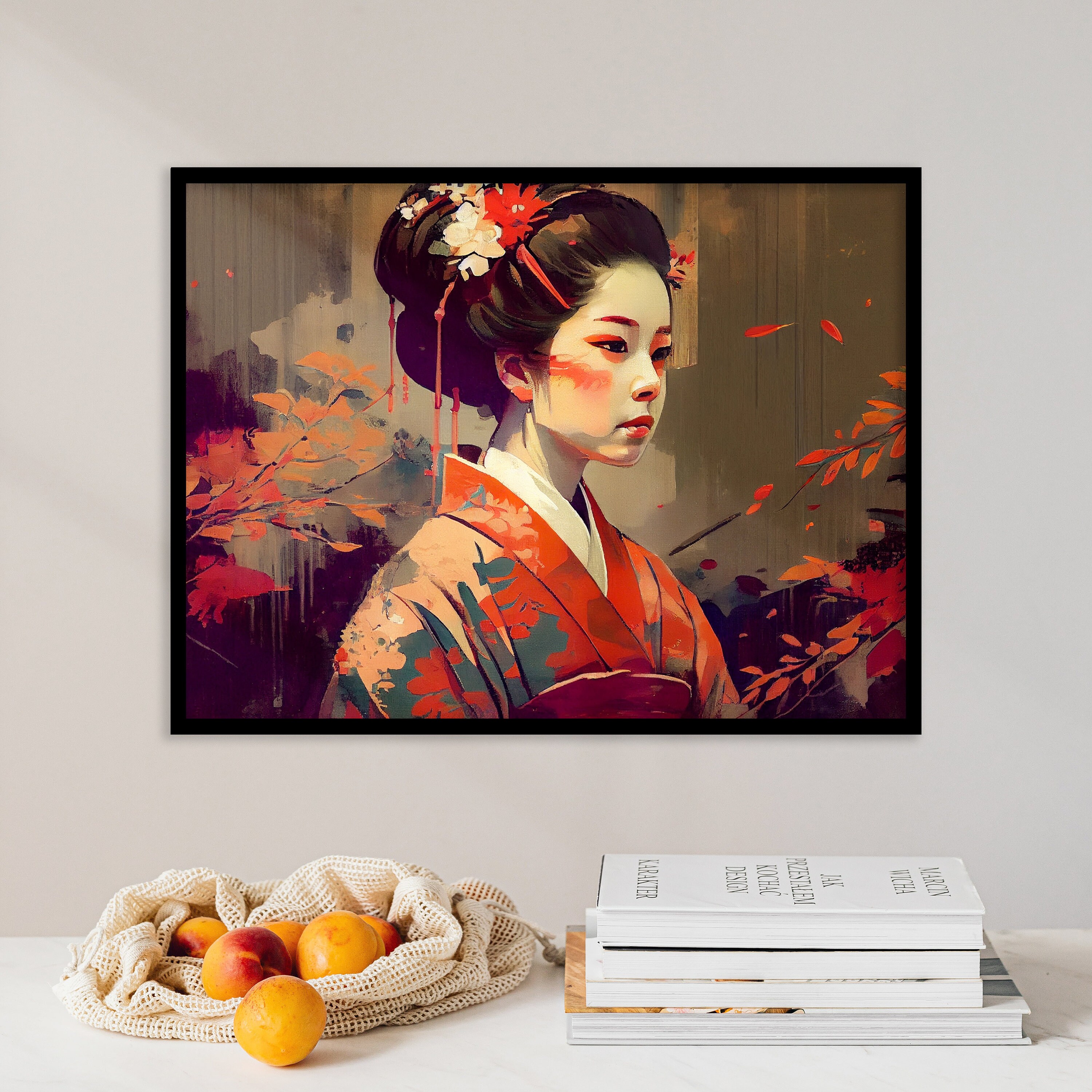 Geisha Poster | Japanese Poster | Geisha Art Print | Vintage Japanese ...
