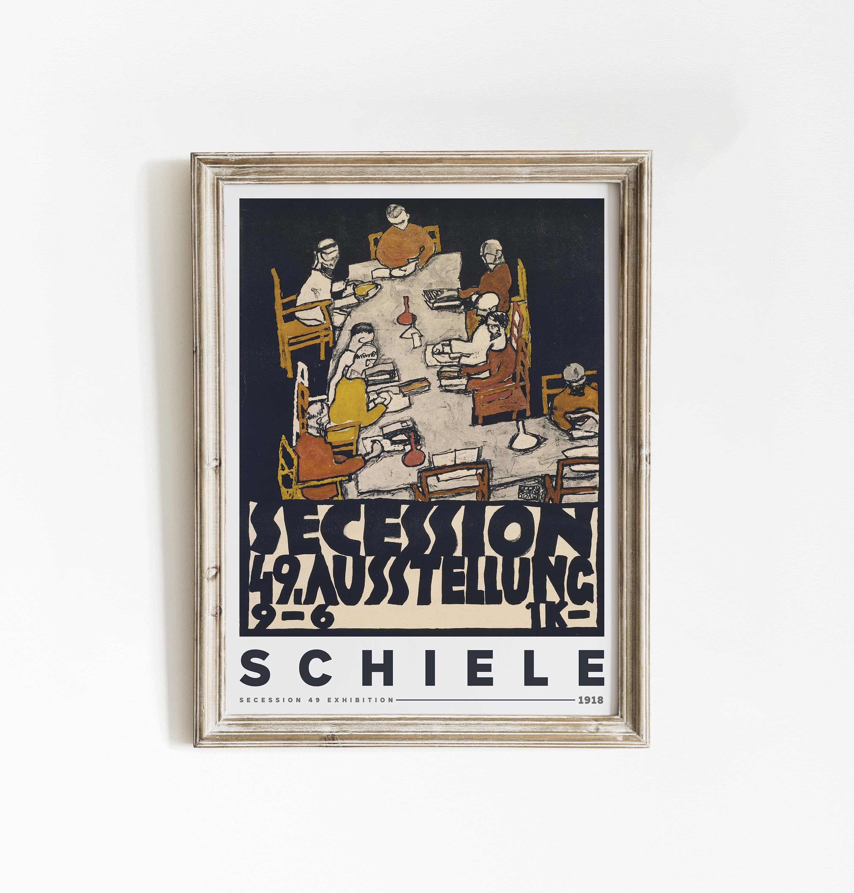 Egon Schiele Druck | Secession 49 Ausstellung (1918