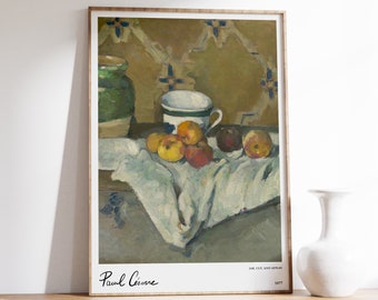 Poster di Paul Cezanne / Stampa di Paul Cezanne / Stampa artistica minimalista / Arredamento moderno per la casa / Stampa artistica della fattoria / Arredamento per la cucina