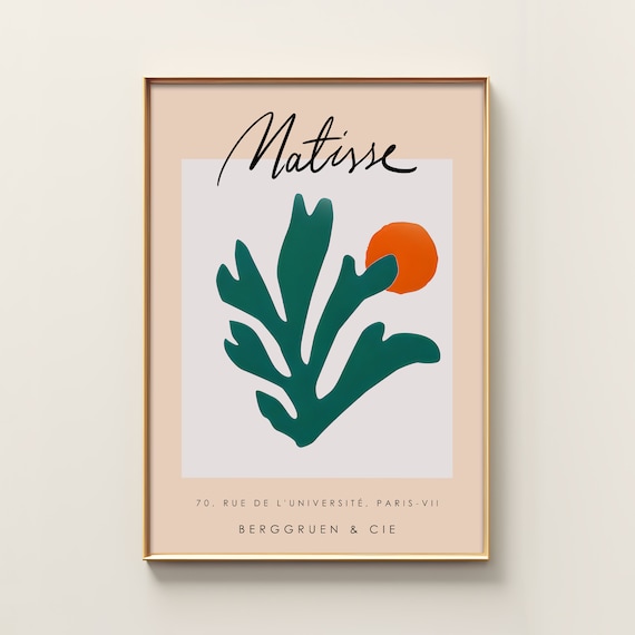 Poster Matisse Astratto Youihom: Set Da 6 Stampe Boho Per Un Arredo Moderno E Di Classe! - 5