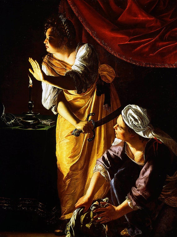 Judith and Her Maidservant by Artemisia Gentileschi | Vintage
