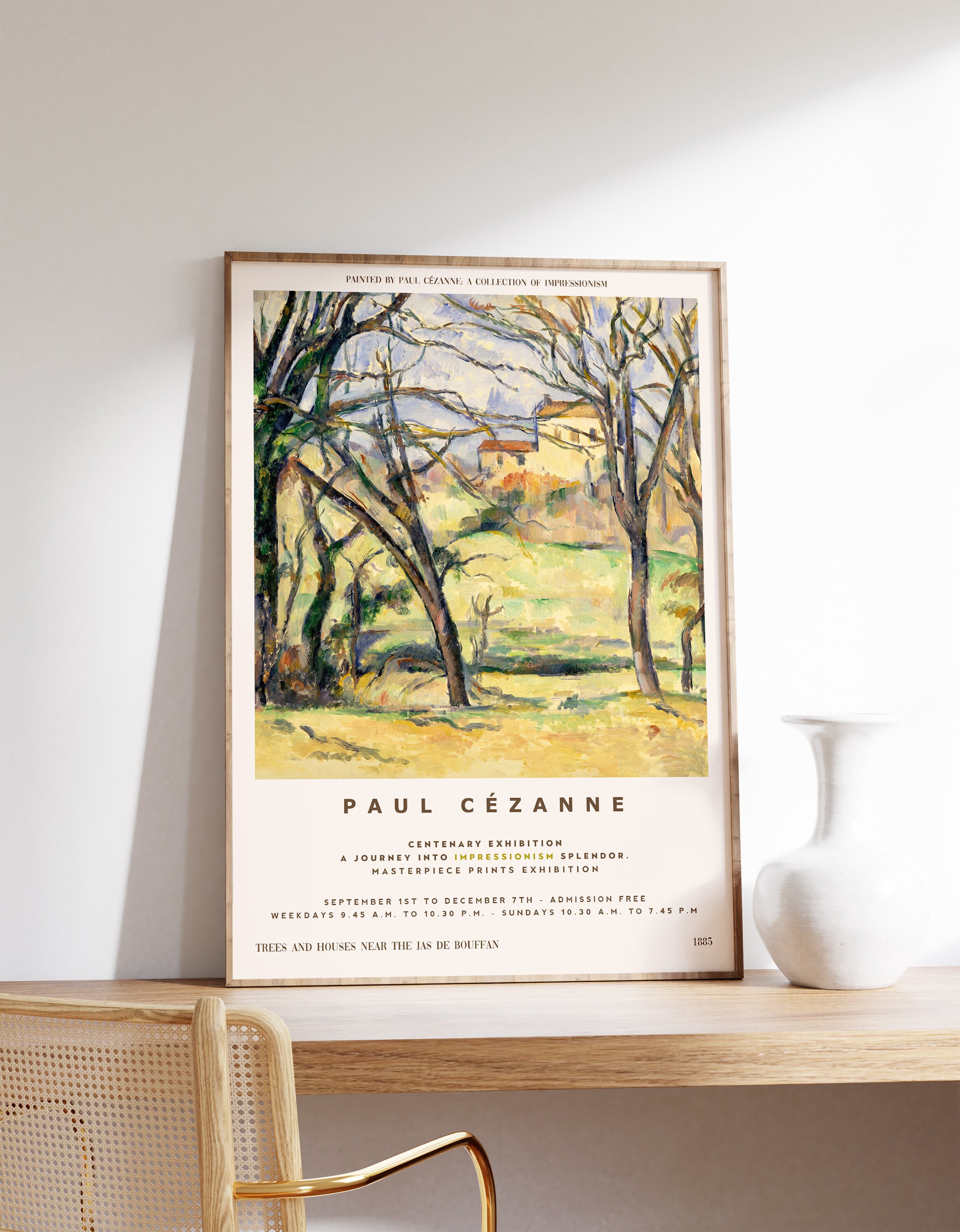 Paul Cezanne Art Print | Vintage Print | Cezanne Poster | Living Room ...