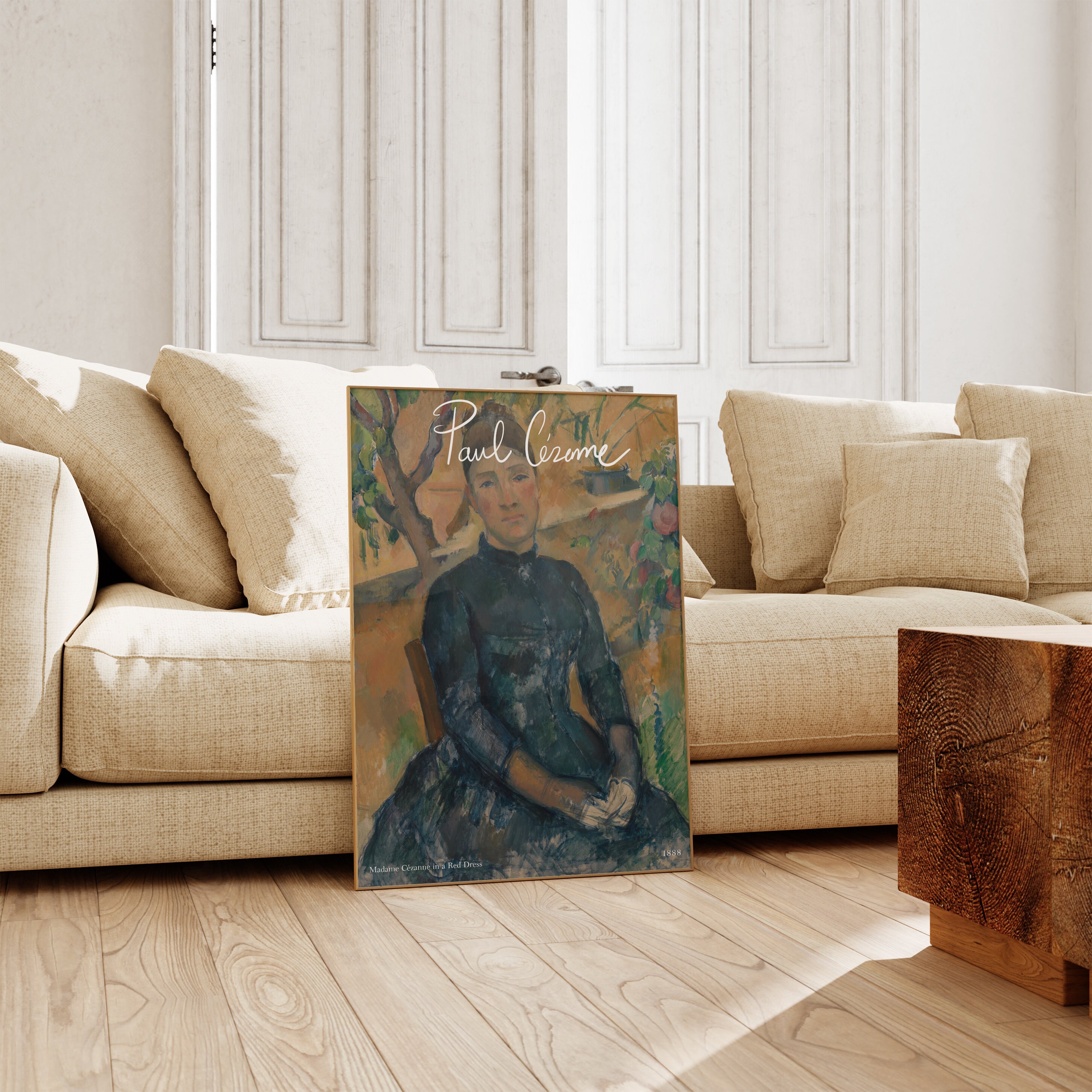 Paul Cezanne Poster | Paul Cezanne Print | Minimalist Art Print ...