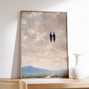 The Art Of Conversation, 1963 By Rene Magritte | Surreal Art Print | Vintage Painting | Classic Modern Poster