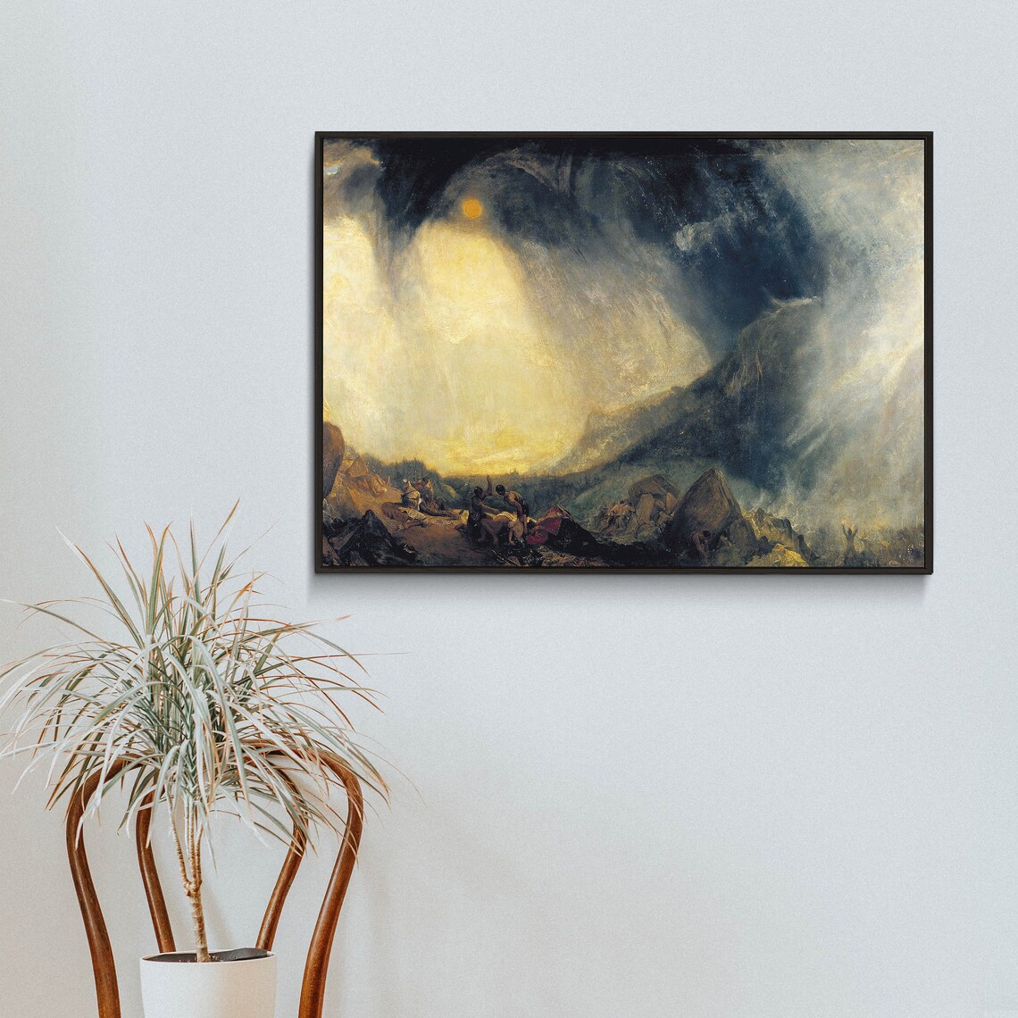 William Turner Hannibal Crossing the Alps 1812 Version 2 Etsy