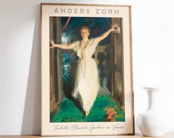 Anders Zorn - Isabella Stewart Gardner in Venice (1894