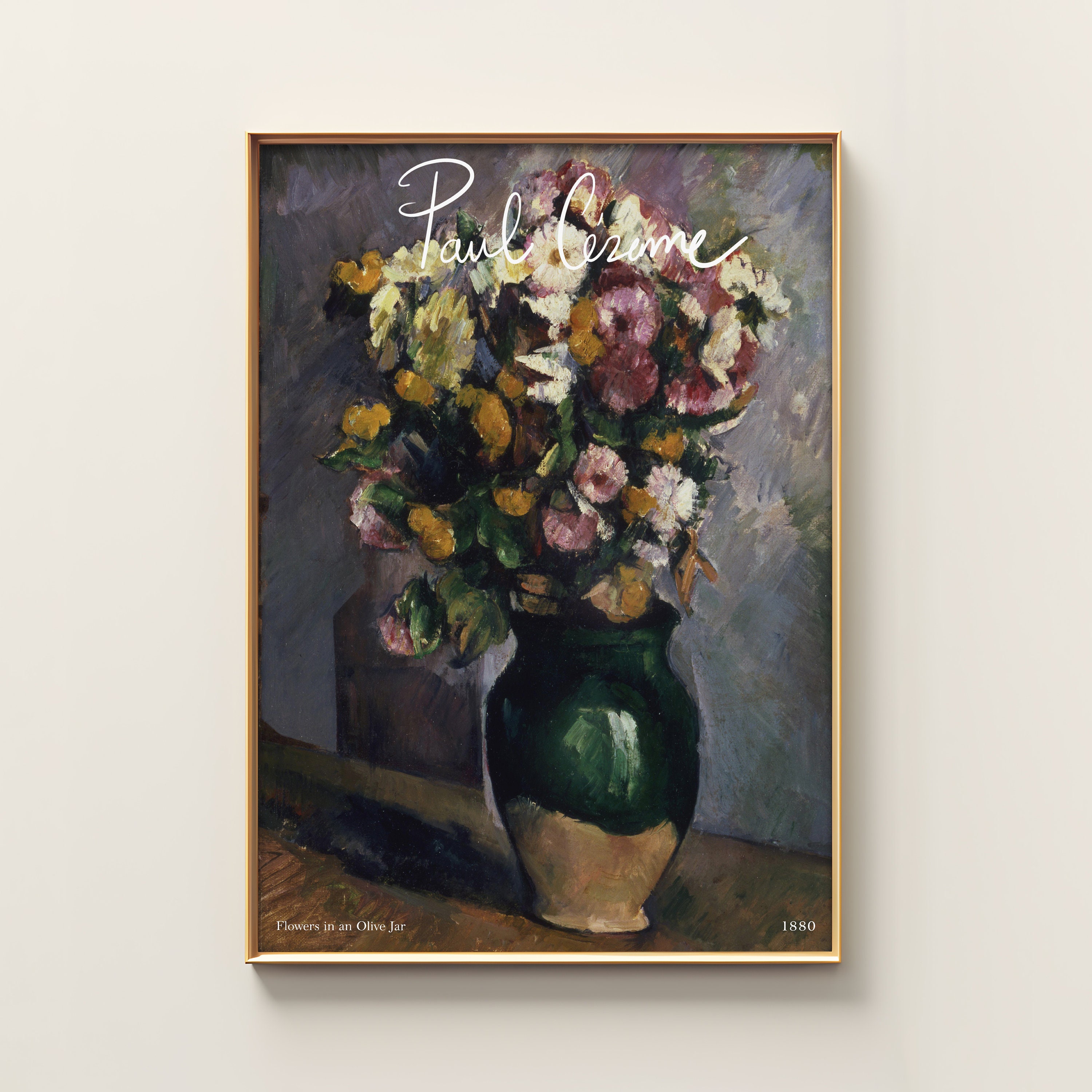 Paul Cezanne | Art Print | Vintage Poster | Cezanne Print | Mid Century ...