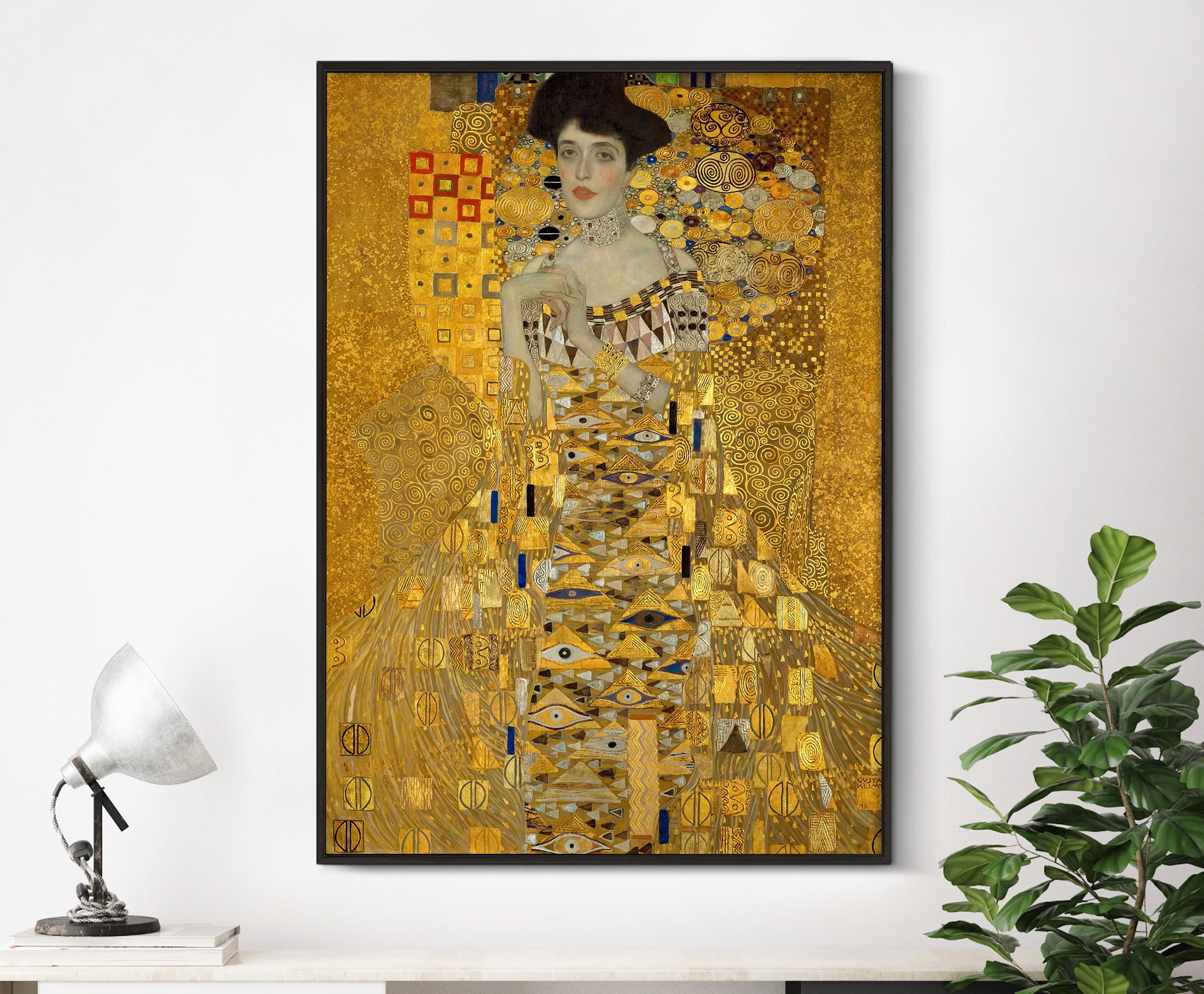 Gustav Klimt Classic Painting - the Lady in Gold (1907) | Klimt Woman ...