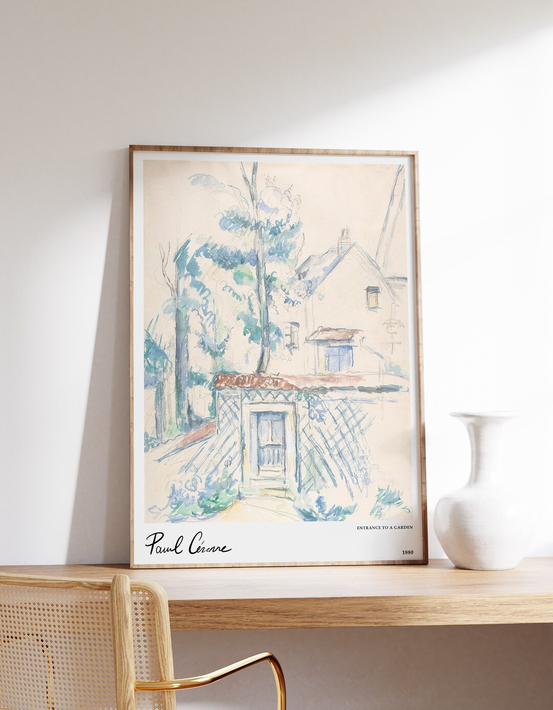 Paul Cezanne Poster | Paul Cezanne Print | Minimalist Art Print ...