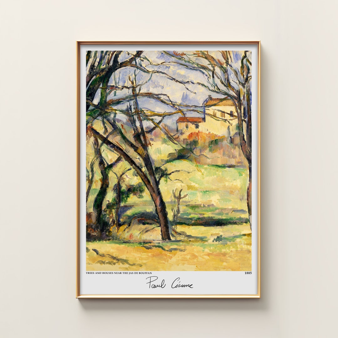 Paul Cezanne Print | Vintage Exhibition Poster | Bedroom Wall Art ...