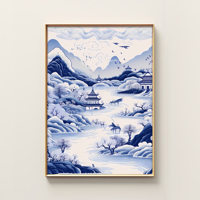 Japanese Art Print | Edo Art | Vintage Poster | Mid Century Modern ...