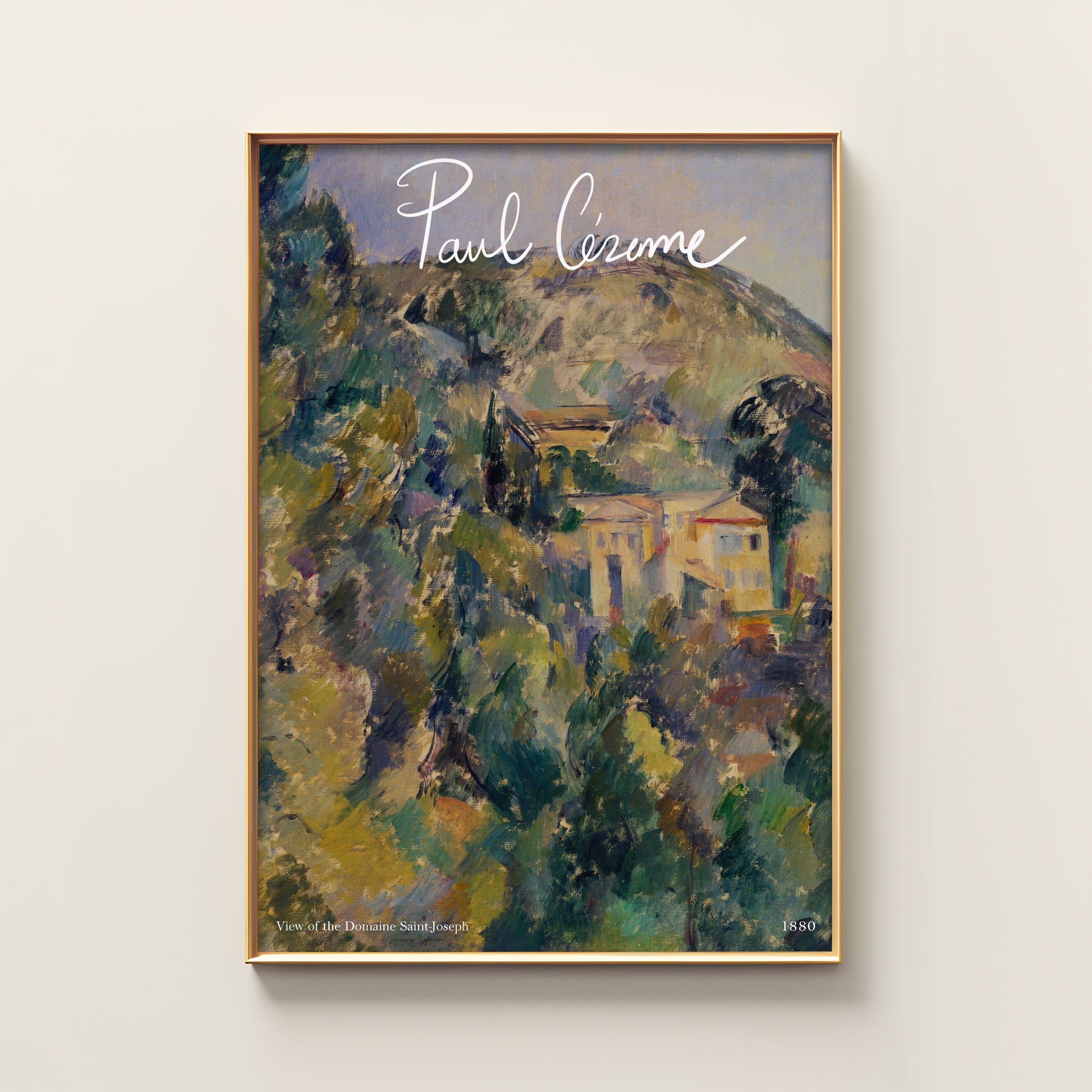 Paul Cezanne | Art Print | Vintage Poster | Cezanne Print | Mid Century ...