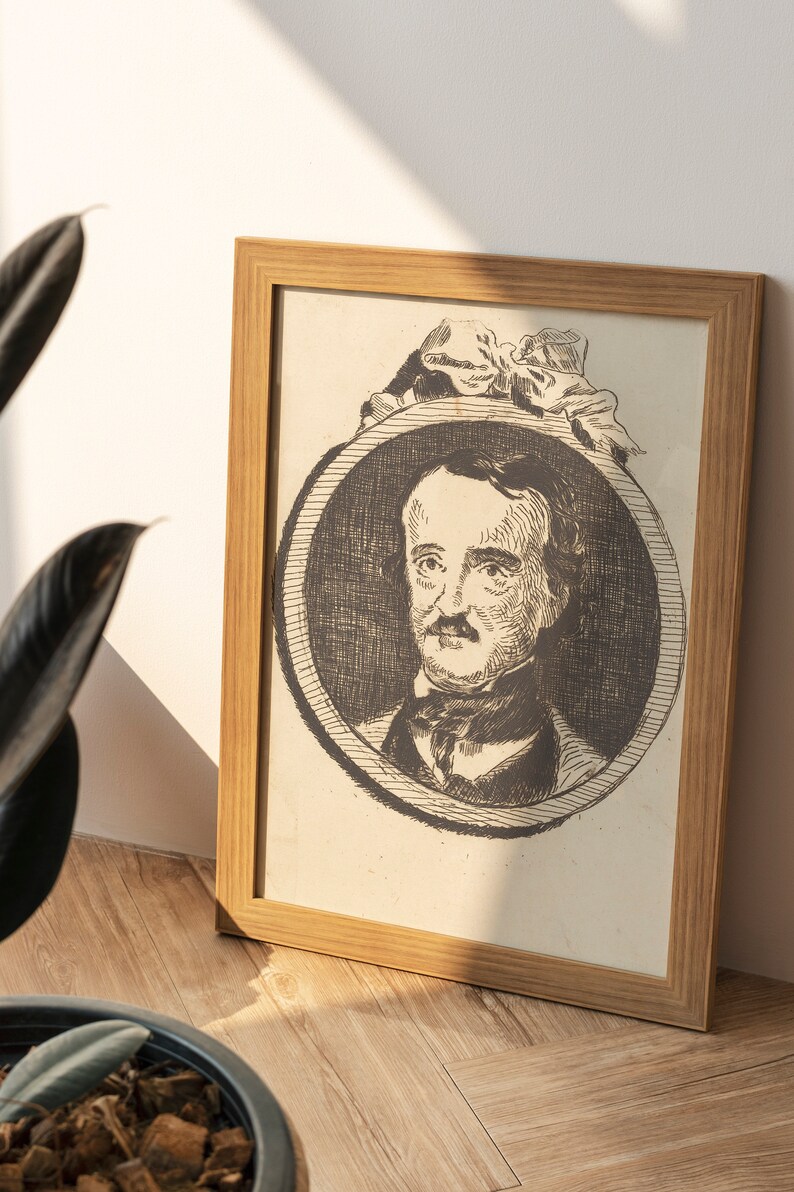 Edouard Manet - Edgar Poe (1860) | Edgar Allan Poe Painting | Poet ...
