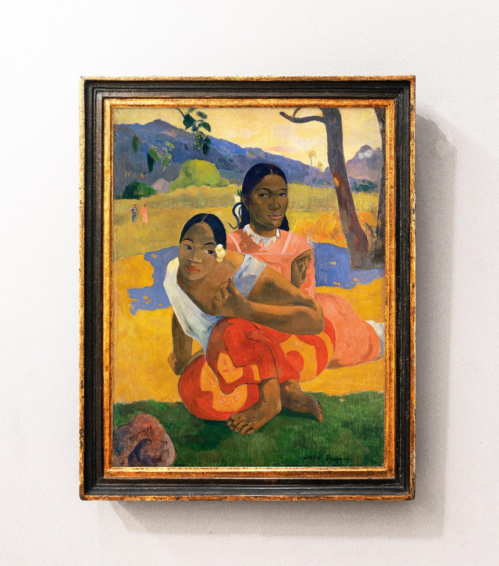Paul Gauguin Poster When Will You Marry 1892 Paul Gaugin Etsy