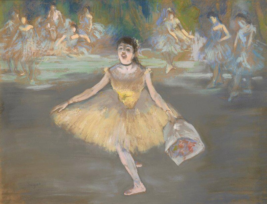 Ballet Dancer | Edgar Degas Art | Famous Painting | Impressionist Print ...