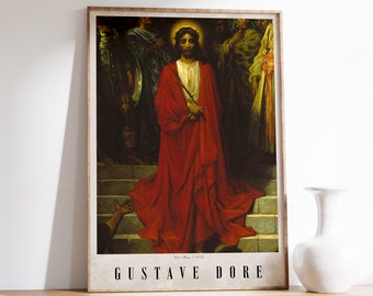 Gustave Dore Drucke | Ecce Homo (1877) | Gothic Dekor | Teufel Kunst | Memento Mori