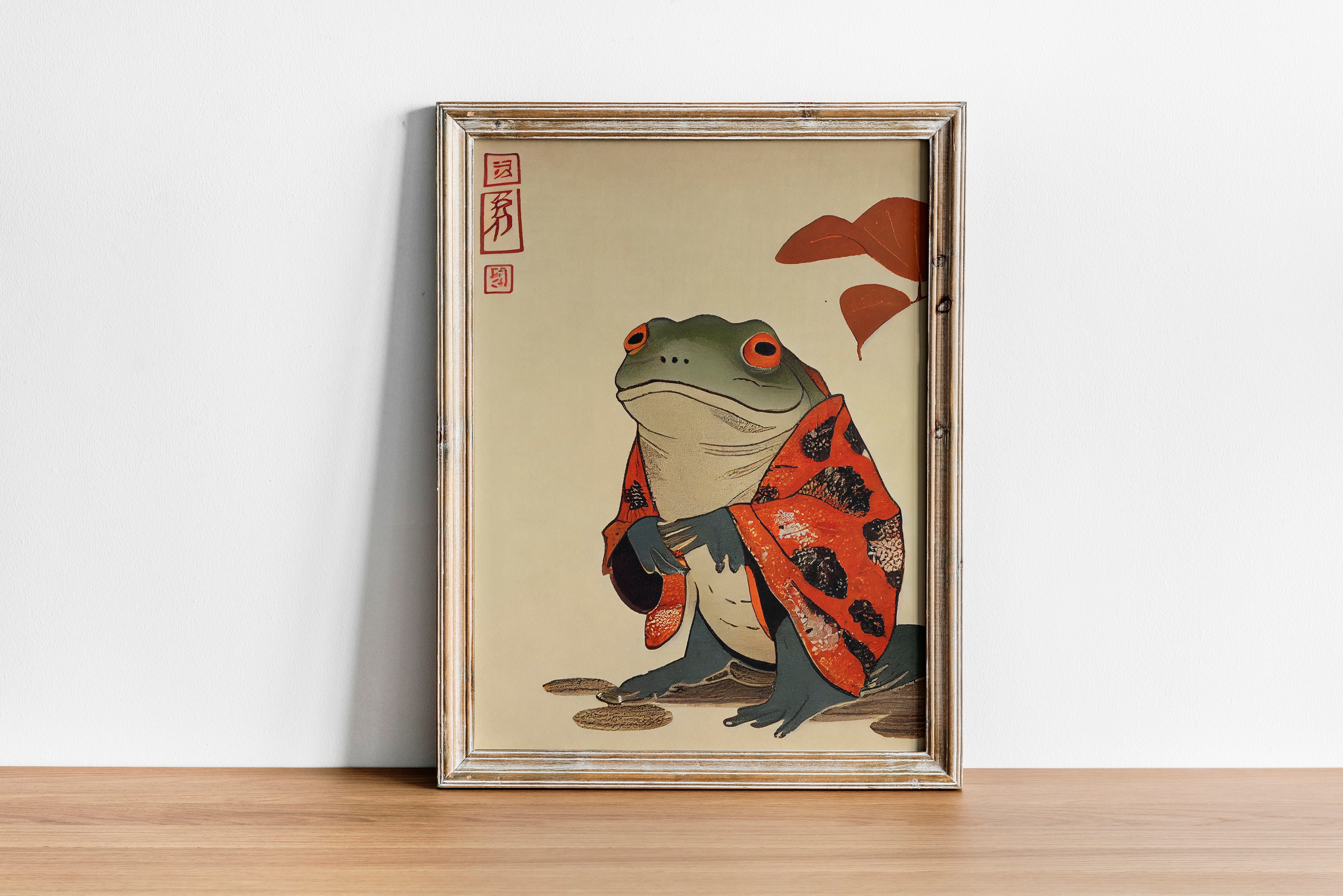 Matsumoto Hoji Print | Japanese Poster | Frog Wall Art | Vintage Art ...