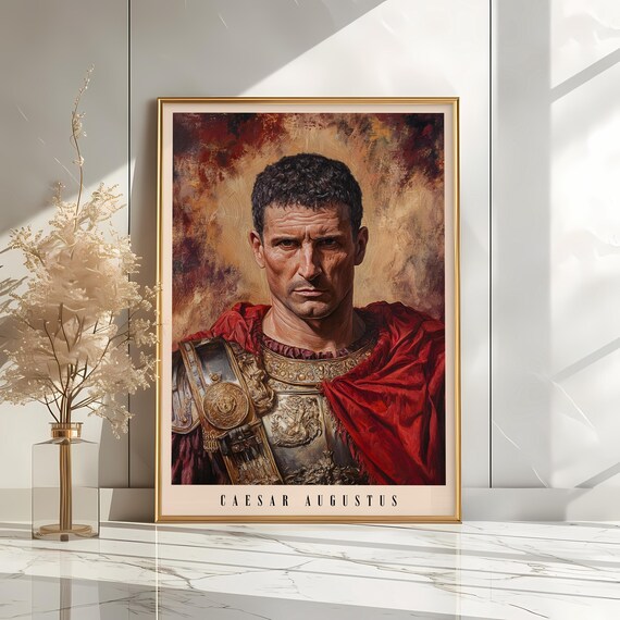 Augustus Caesar Art Print | Roman Emperor First Emperor of Rome